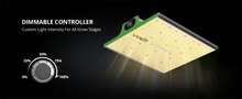 Load image into Gallery viewer, ViparSpectra® Updated P600 100W Full Spectrum Dimmable led Grow Light Cover 2x2ft